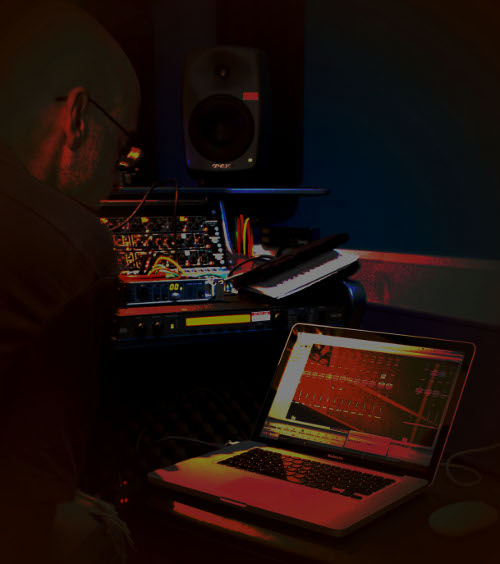 Jez in the studio